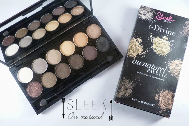 La palette Au naturel de Sleek | Du nude à petit prix...