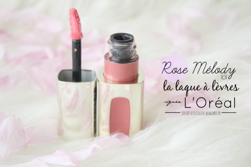 Rose Mélody de L'Oréal | La laque à lèvres aux couleurs du Printemps !