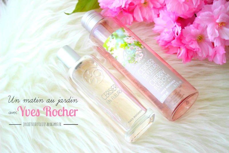 Toute la délicatesse du parfum des cerisiers en fleurs avec Yves Rocher !