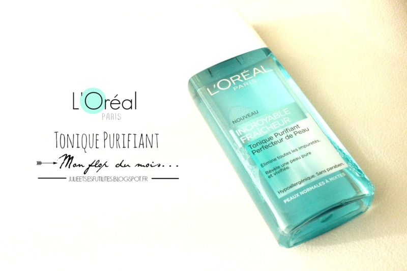 Mon flop du mois signé L'Oréal...