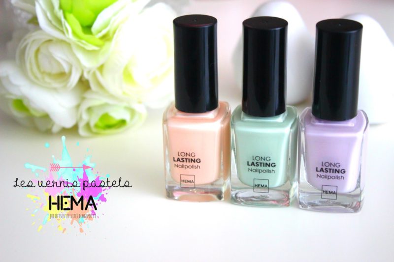 Les vernis Longue tenue de Hema en version pastel !