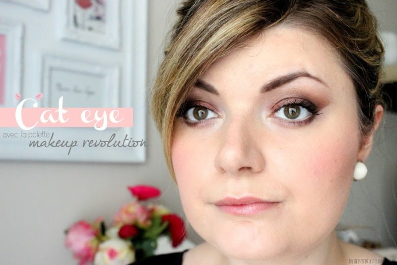 Un Cat eye cuivré avec la palette Flawless de Makeup Revolution !