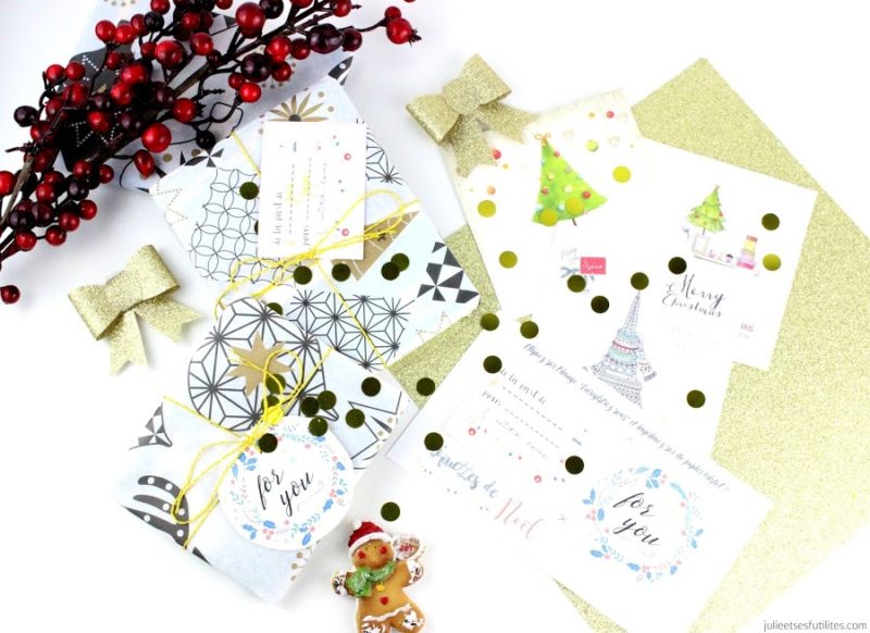 Printables de Noël | Des étiquettes et des cartes de voeux à imprimer !