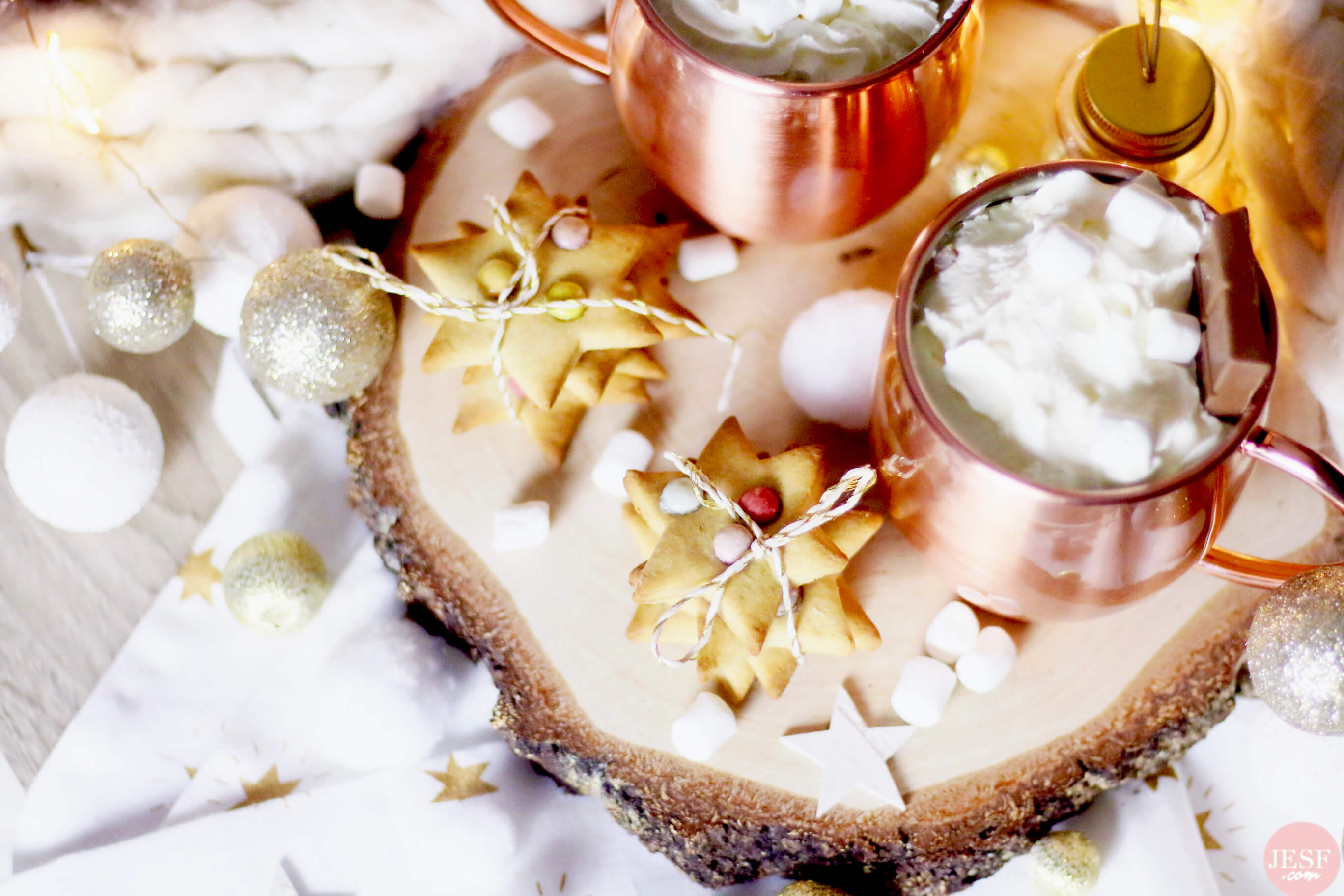 Goûter : biscuits de Noël, chocolats & marshmallow – Healthy Lalou