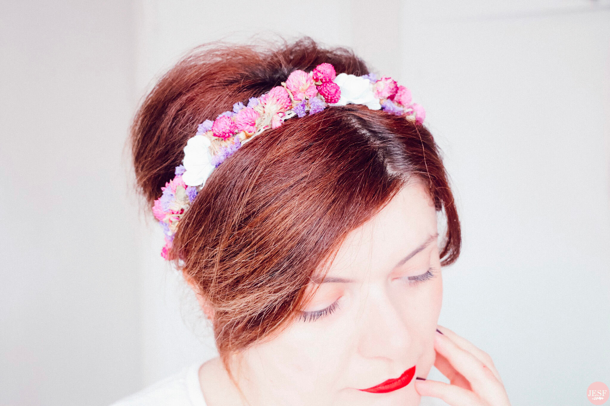 Floralux DIY: Réalisez une couronne de fleurs séchées pour les